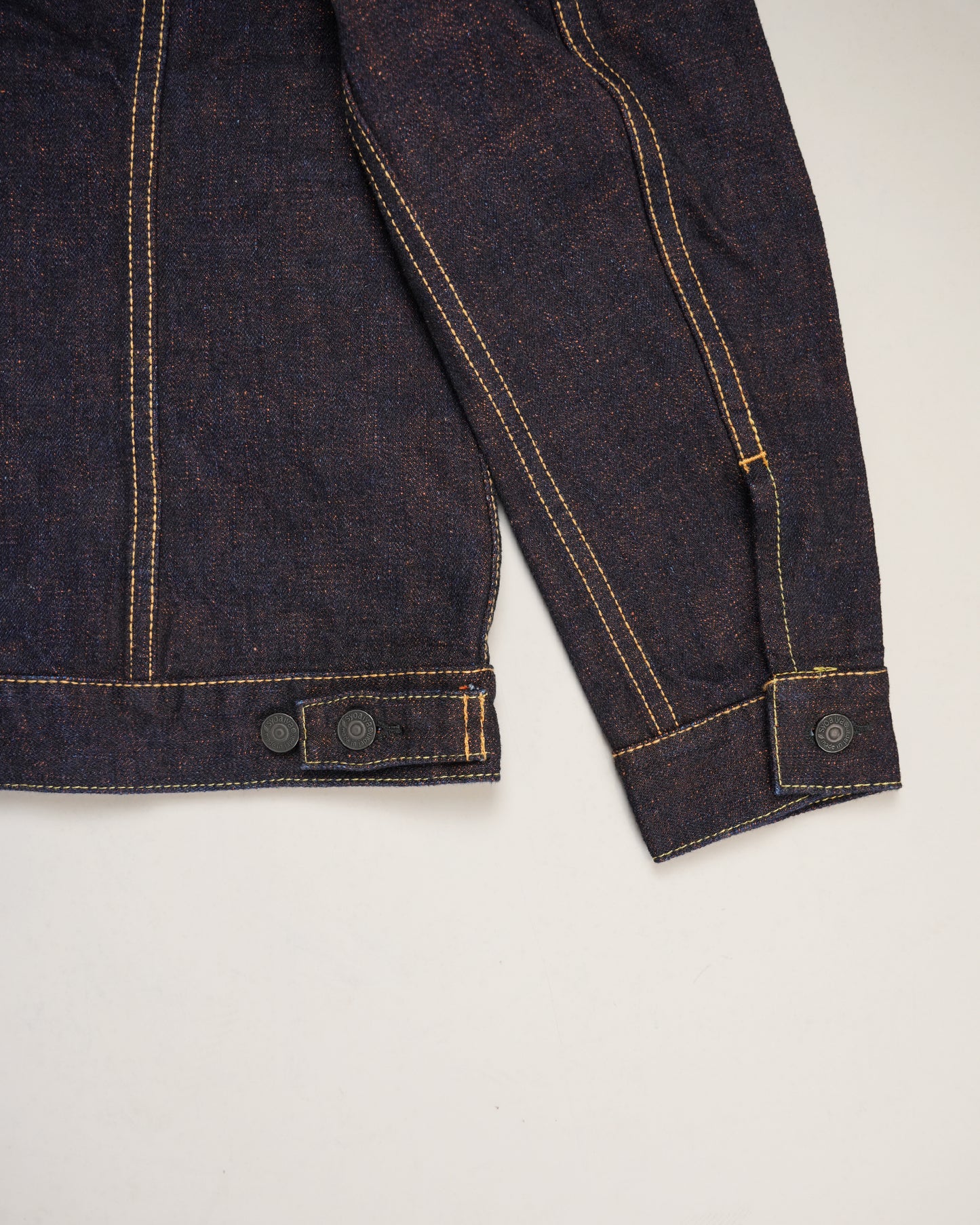 Pure Blue Japan PBJ-LIM-IA6111 Indigo x Orange Selvedge Jeans Type 2 Denim Jacket