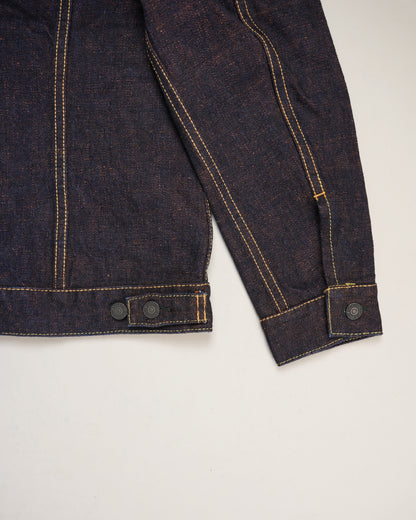 Pure Blue Japan PBJ-LIM-IA6111 Indigo x Orange Selvedge Jeans Type 2 Denim Jacket