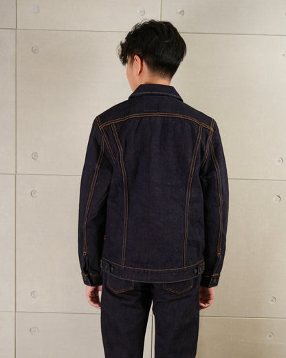 Pure Blue Japan PBJ-LIM-IA6111 Indigo x Orange Selvedge Jeans Type 2 Denim Jacket