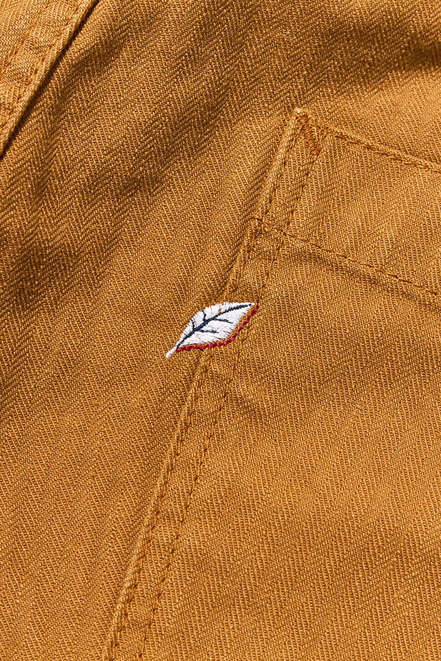 Pure Blue Japan LP-1179-CA Sulfur Dyed Herringbone Work Pants - Camel