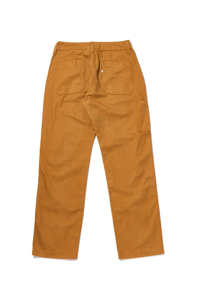 Pure Blue Japan LP-1179-CA Sulfur Dyed Herringbone Work Pants - Camel