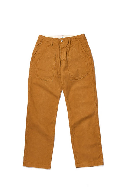 Pure Blue Japan LP-1179-CA Sulfur Dyed Herringbone Work Pants - Camel