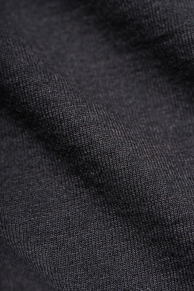 Pure Blue Japan SS-5011-IDBK Indigo Jersey Crew Neck T-shirt - Black Indigo