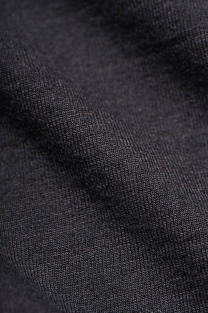 Pure Blue Japan SS-5011-IDBK Indigo Jersey Crew Neck T-shirt - Black Indigo