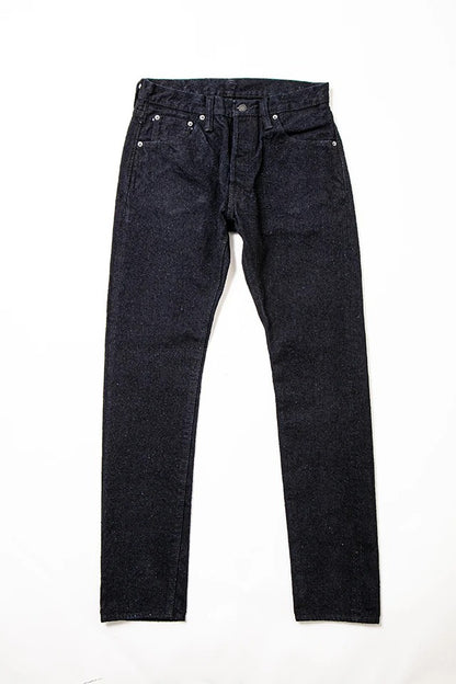Pure Blue Japan DNP-019-IDSM Double Nep 16oz Indigo x Sumi Selvedge Jeans - Relaxed Tapered