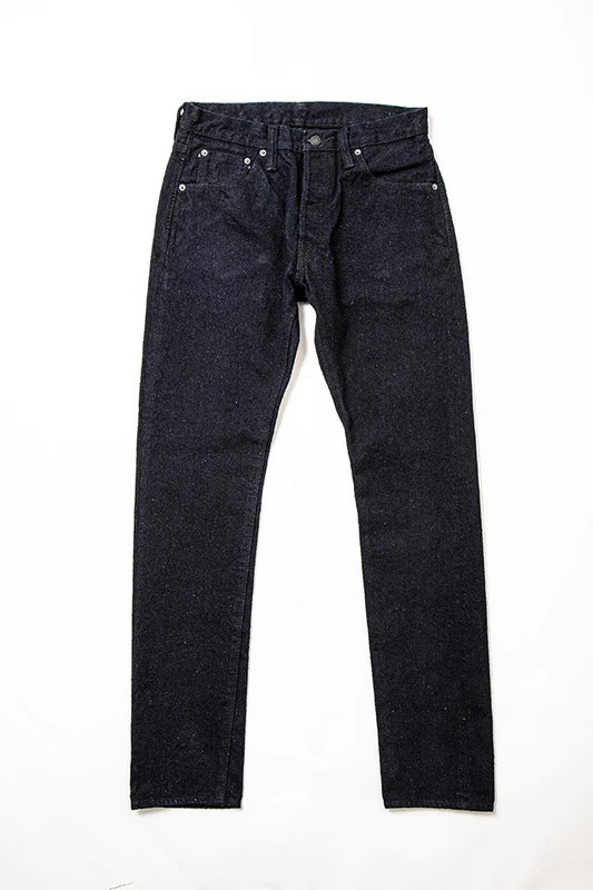 Pure Blue Japan DNP-019-IDSM Double Nep 16oz Indigo x Sumi Selvedge Jeans - Relaxed Tapered