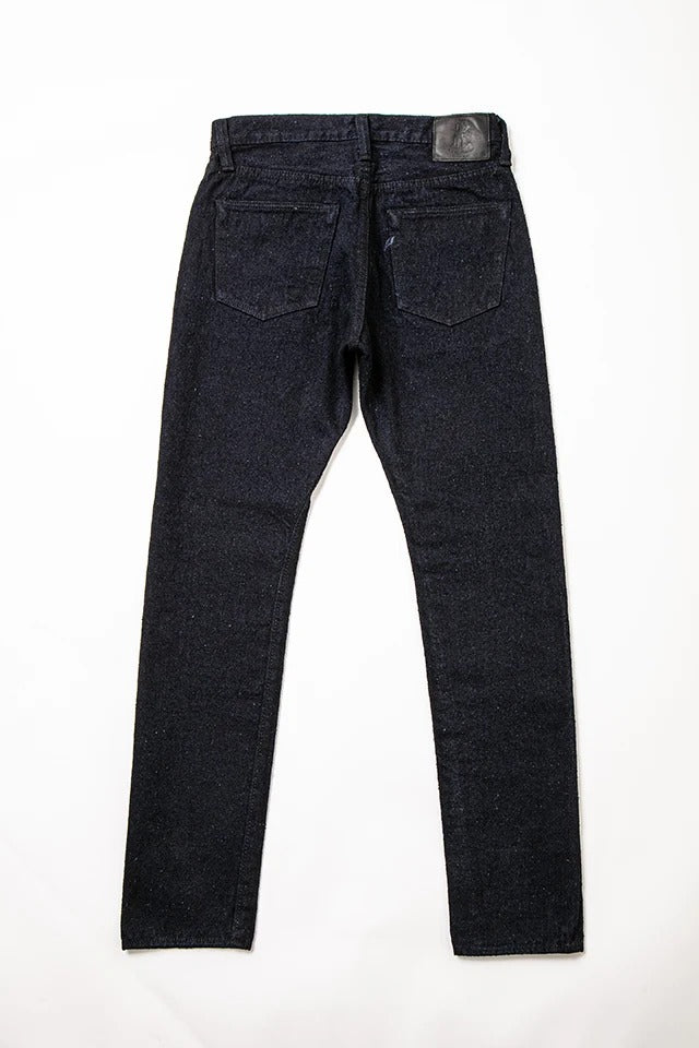 Pure Blue Japan DNP-019-IDSM Double Nep 16oz Indigo x Sumi Selvedge Jeans - Relaxed Tapered