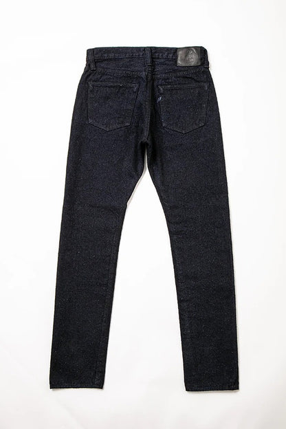 Pure Blue Japan DNP-019-IDSM Double Nep 16oz Indigo x Sumi Selvedge Jeans - Relaxed Tapered