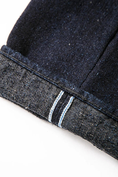 Pure Blue Japan DNP-019-IDSM Double Nep 16oz Indigo x Sumi Selvedge Jeans - Relaxed Tapered