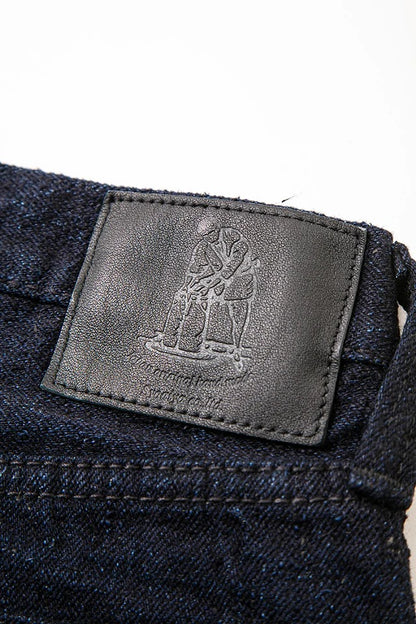 Pure Blue Japan DNP-019-IDSM Double Nep 16oz Indigo x Sumi Selvedge Jeans - Relaxed Tapered