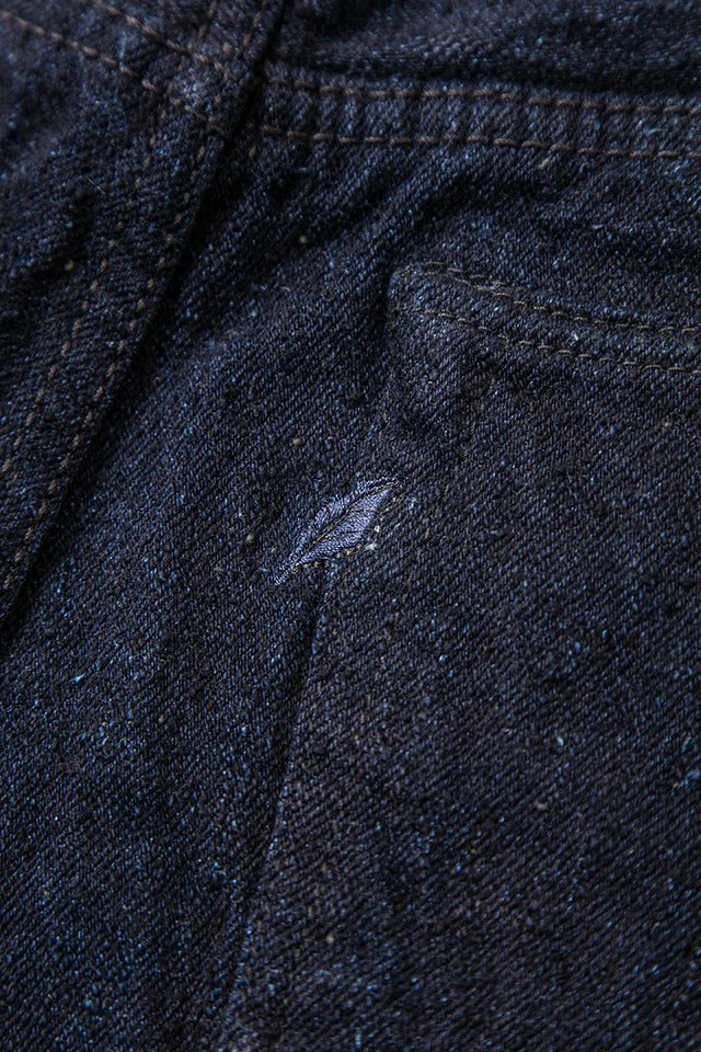 Pure Blue Japan DNP-019-IDSM Double Nep 16oz Indigo x Sumi Selvedge Jeans - Relaxed Tapered