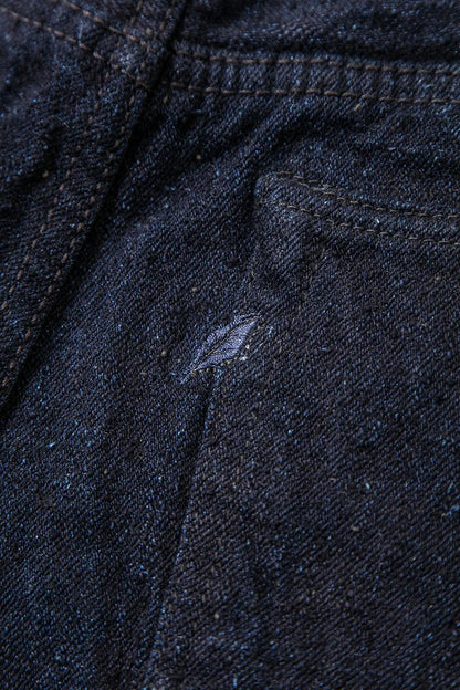 Pure Blue Japan DNP-019-IDSM Double Nep 16oz Indigo x Sumi Selvedge Jeans - Relaxed Tapered