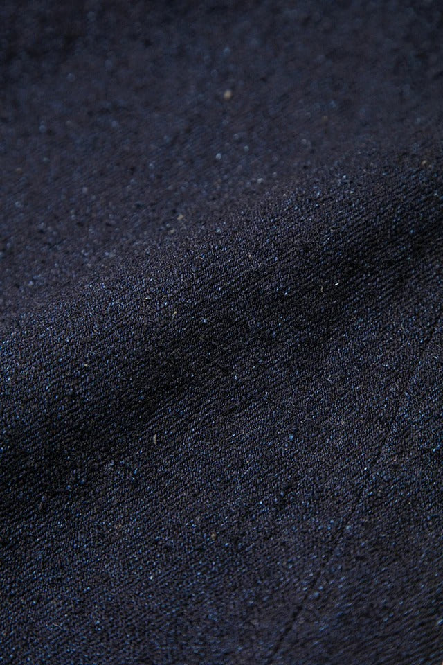 Pure Blue Japan DNP-019-IDSM Double Nep 16oz Indigo x Sumi Selvedge Jeans - Relaxed Tapered