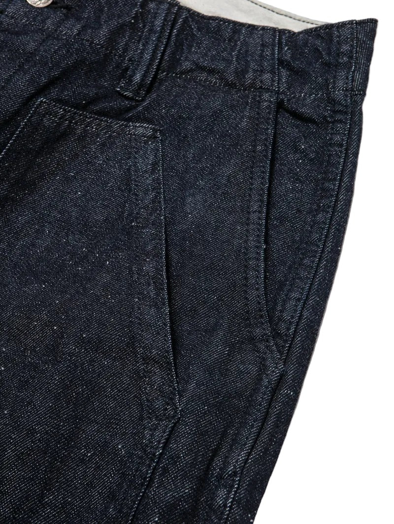 Pure Blue Japan LP-1191-D 10oz Dark Indigo Double Pocket Worker Pants