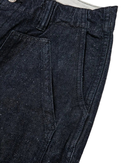 Pure Blue Japan LP-1191-D 10oz Dark Indigo Double Pocket Worker Pants