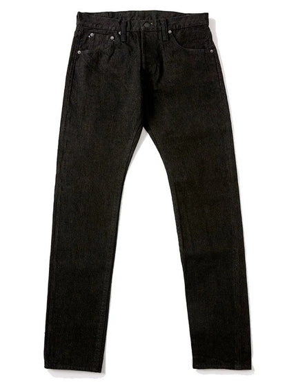 Pure Blue Japan TCD-013-BR Teacore Black x Brown "Teacore" Dyed Selvedge Jeans (Slim Tapered)