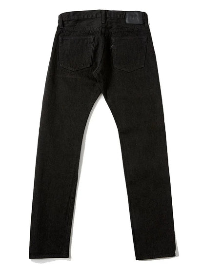 Pure Blue Japan TCD-013-BR Teacore Black x Brown "Teacore" Dyed Selvedge Jeans (Slim Tapered)