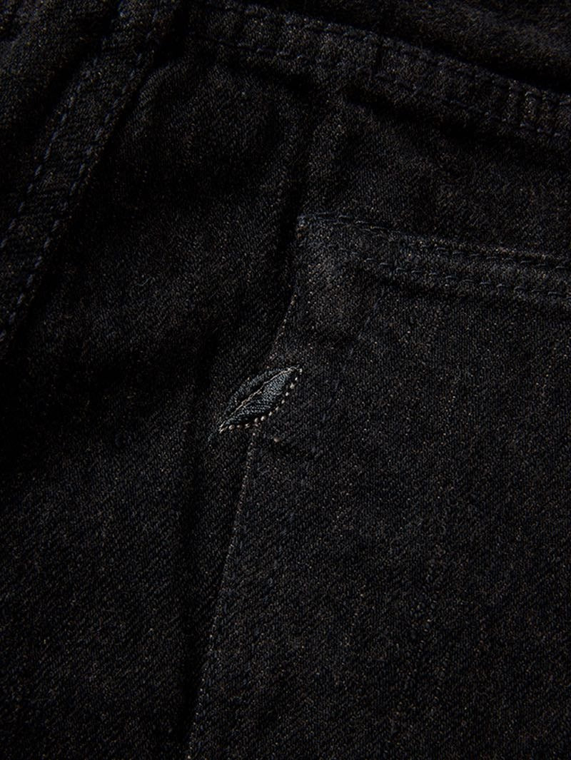Pure Blue Japan TCD-013-BR Teacore Black x Brown "Teacore" Dyed Selvedge Jeans (Slim Tapered)