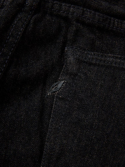 Pure Blue Japan TCD-013-BR Teacore Black x Brown "Teacore" Dyed Selvedge Jeans (Slim Tapered)