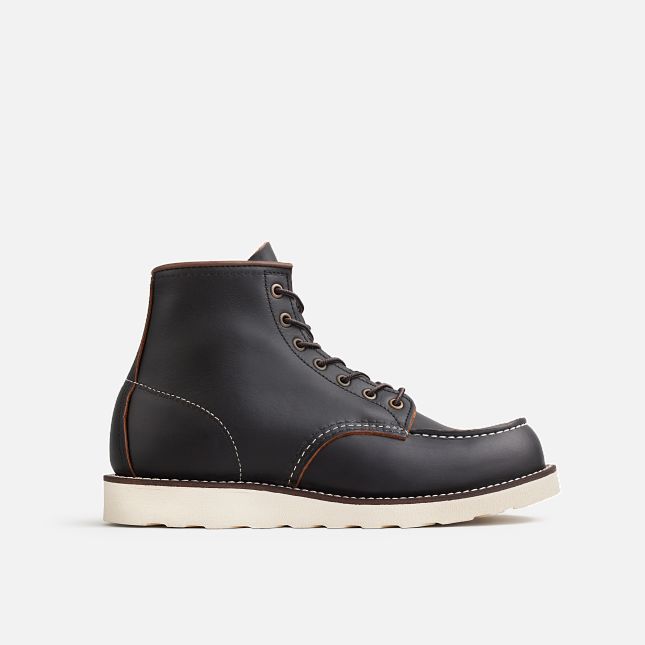Redwing Shoes Type 8849 Classic Moc Toe Black Prairie