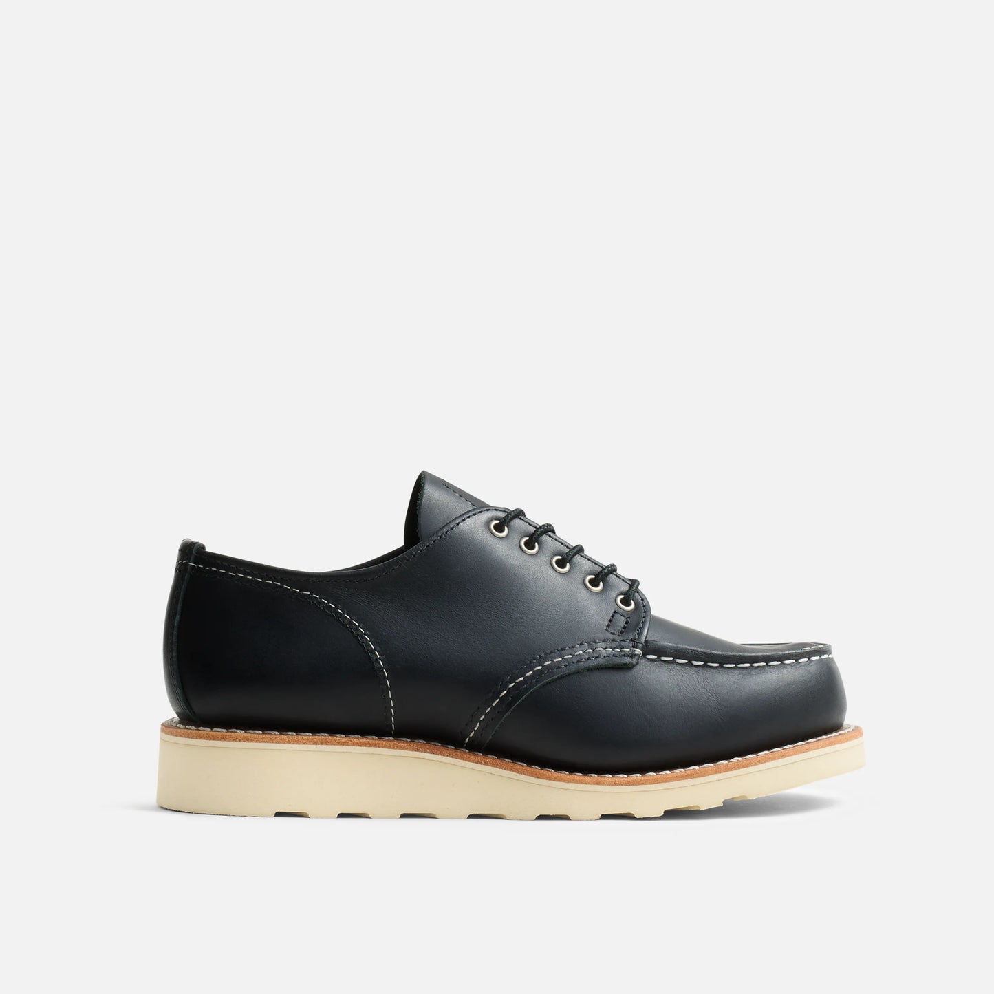 Red Wing Shoes 3608 Moc Oxford Black Boundary Leather