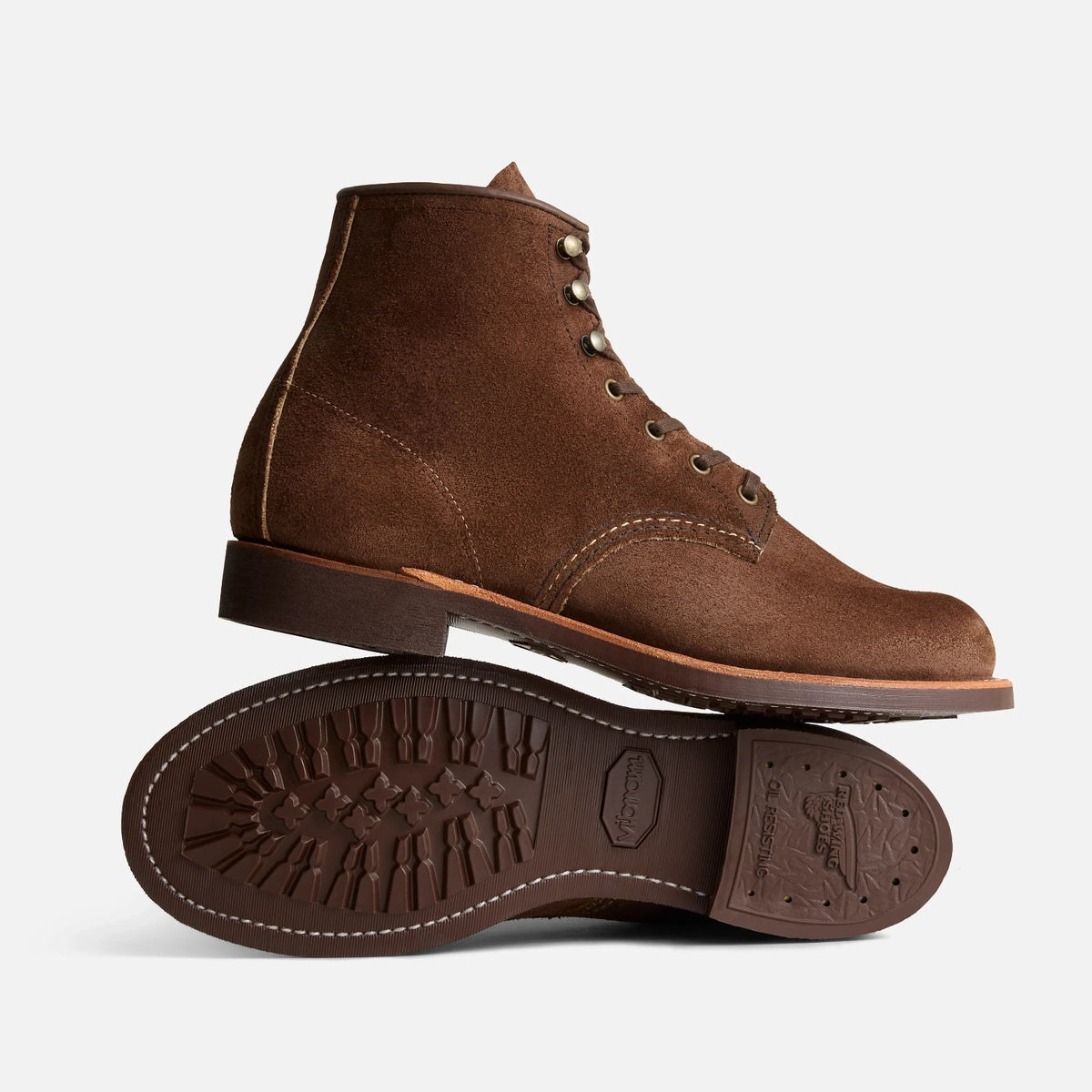 Red Wing Shoes 3339 Blacksmith Men'S 6-Inch Boot In Chocolate Muleskinner Leather 9D