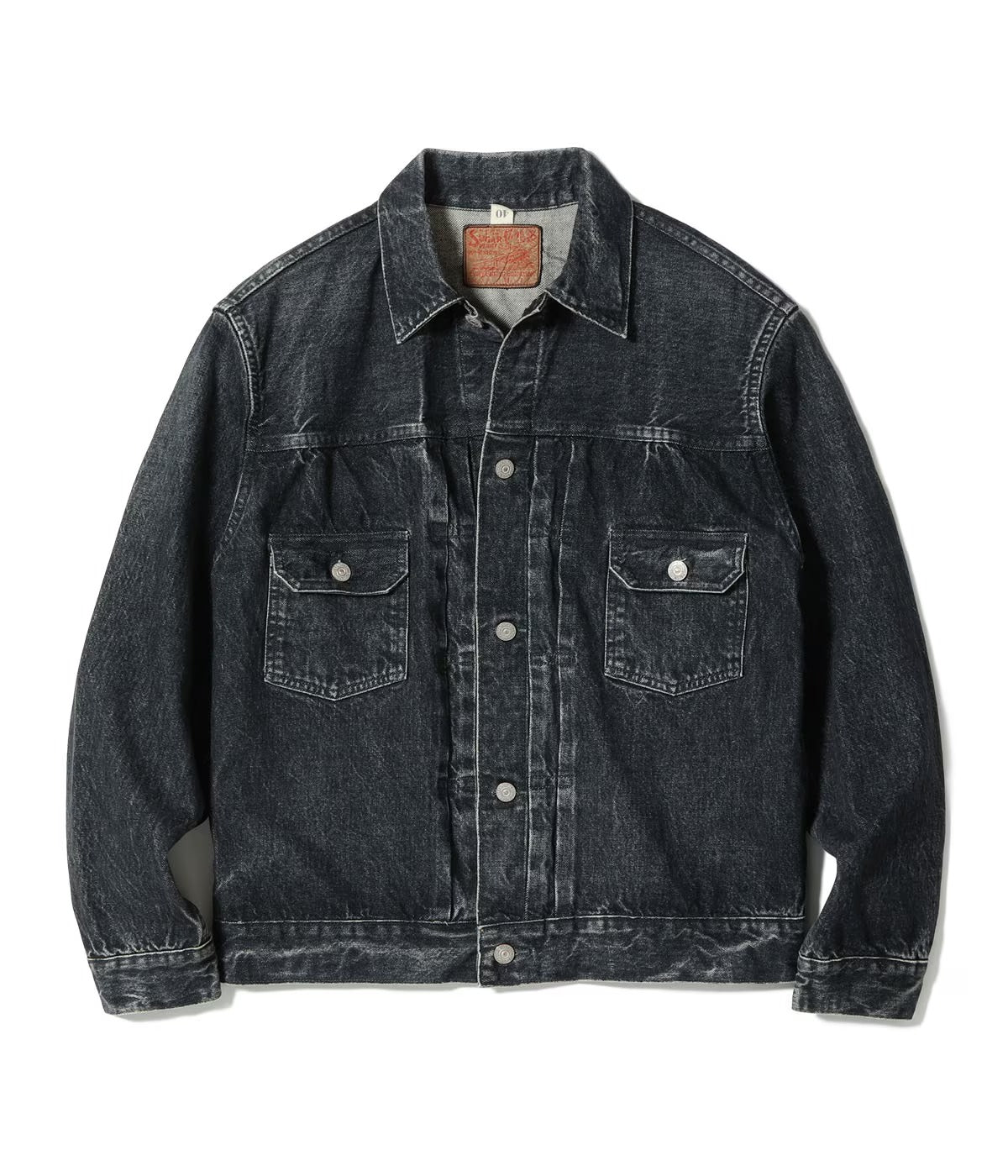 Sugar Cane SC15650H Type-2 Denim Jacket 1953 Model Black Hard Wash