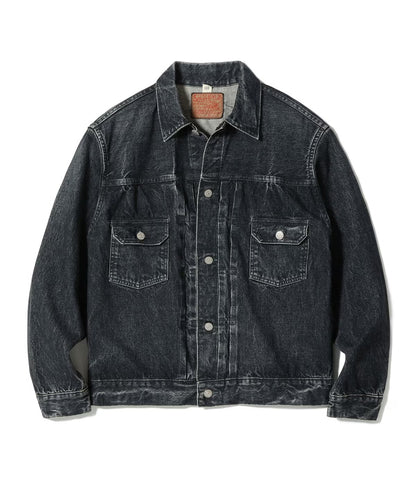 Sugar Cane SC15650H Type-2 Denim Jacket 1953 Model Black Hard Wash
