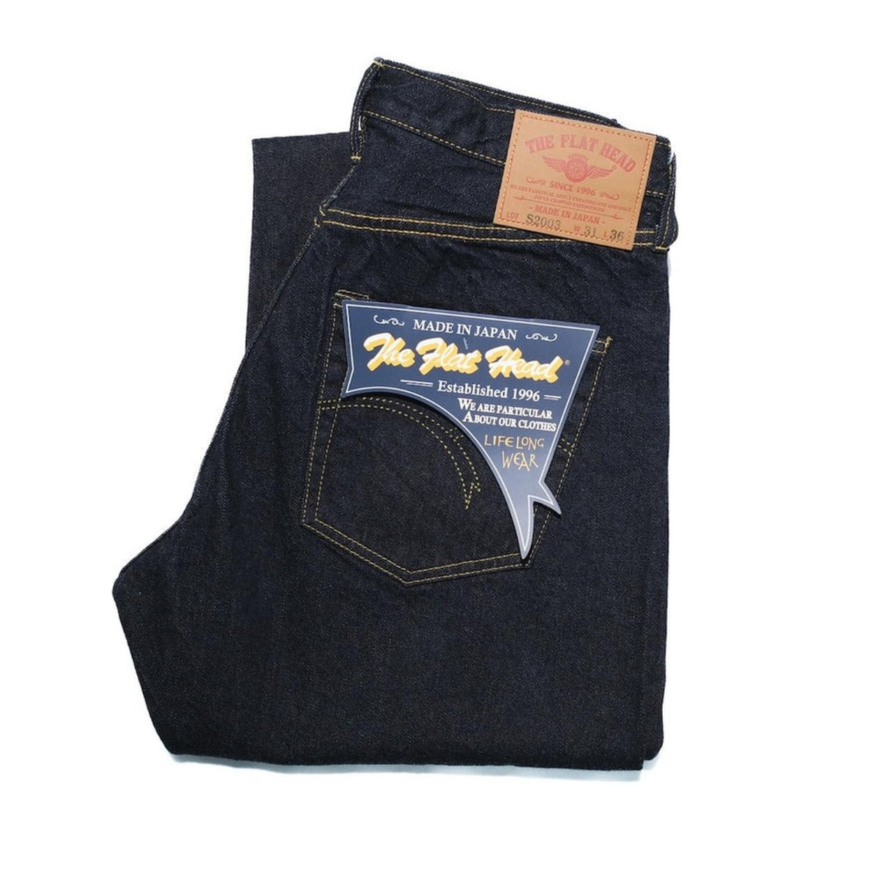 The Flat Head S2003 12oz TAPERED JEANS