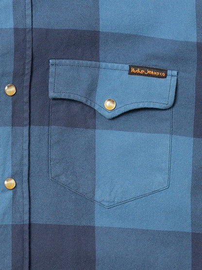 George Flannel Shirt Blue