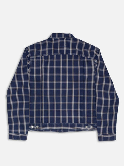 Dante II Indigo Check Jacket Blue