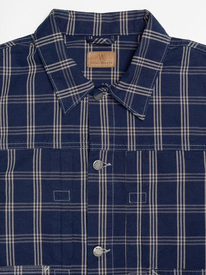 Dante II Indigo Check Jacket Blue