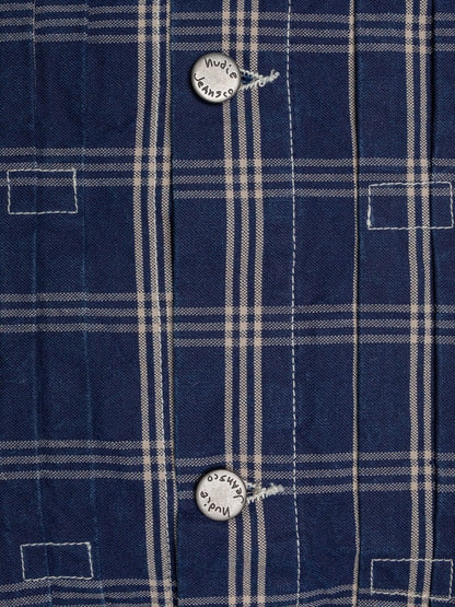 Dante II Indigo Check Jacket Blue