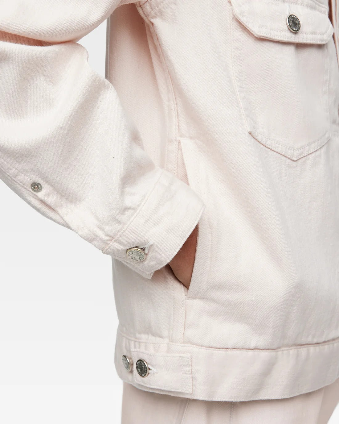 MOMOTARO MXGJ1006 PINK #002 DENIM JACKET - SAKURA DYED