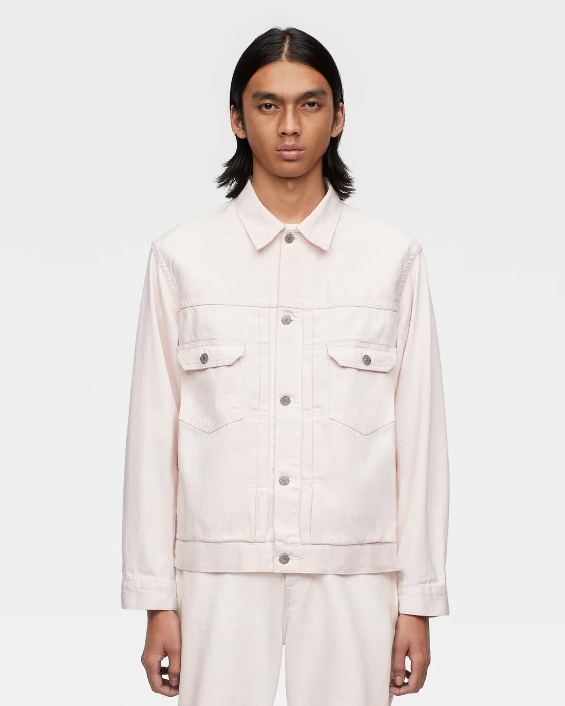 MOMOTARO MXGJ1006 PINK #002 DENIM JACKET - SAKURA DYED