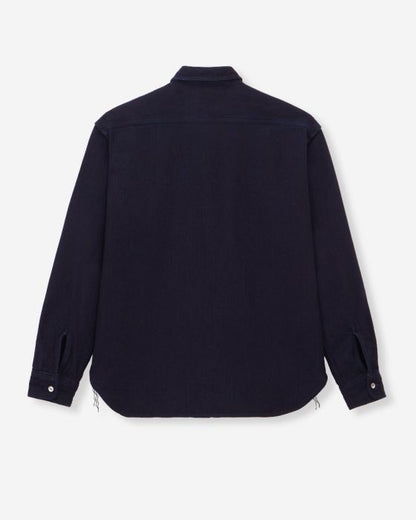 MOMOTARO MXLS1036 ID TRIPLE STITCH L/S DOBBY SHIRT - INDIGO