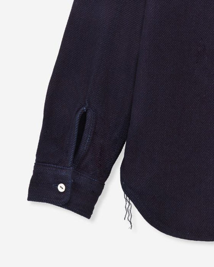 MOMOTARO MXLS1036 ID TRIPLE STITCH L/S DOBBY SHIRT - INDIGO