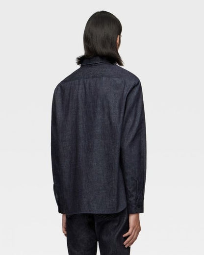 MOMOTARO MALS1000 ID TRIPLE STITCH L/S DENIM SHIRT