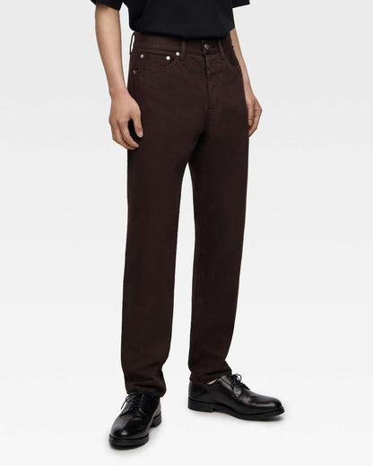 MOMOTARO JEANS MMJE6300 15oz #200 Tapered "Onigurumi Dyed" Jeans Brown