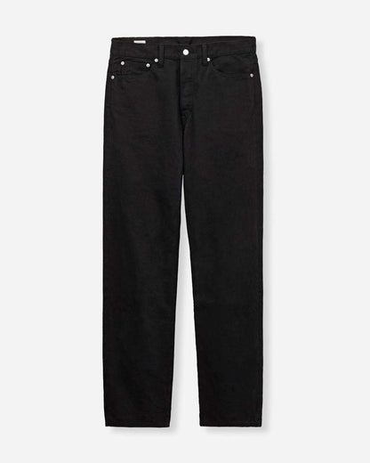 MOMOTARO JEANS MMJE6401 15oz #100 "Kyotomontsuki Dyed" Straight Black Jeans