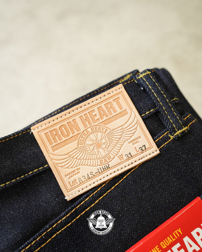 Iron heart 634S UHR 21/23Oz Ultra Heavy Raw Selvedge Denim Straight Cut Jeans - Indigo