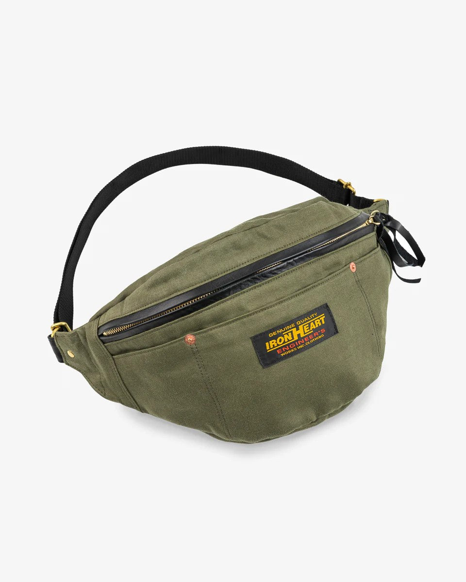 Iron Heart IHE-53-ODG 12oz Whipcord Waist Bag Olive Drab Green