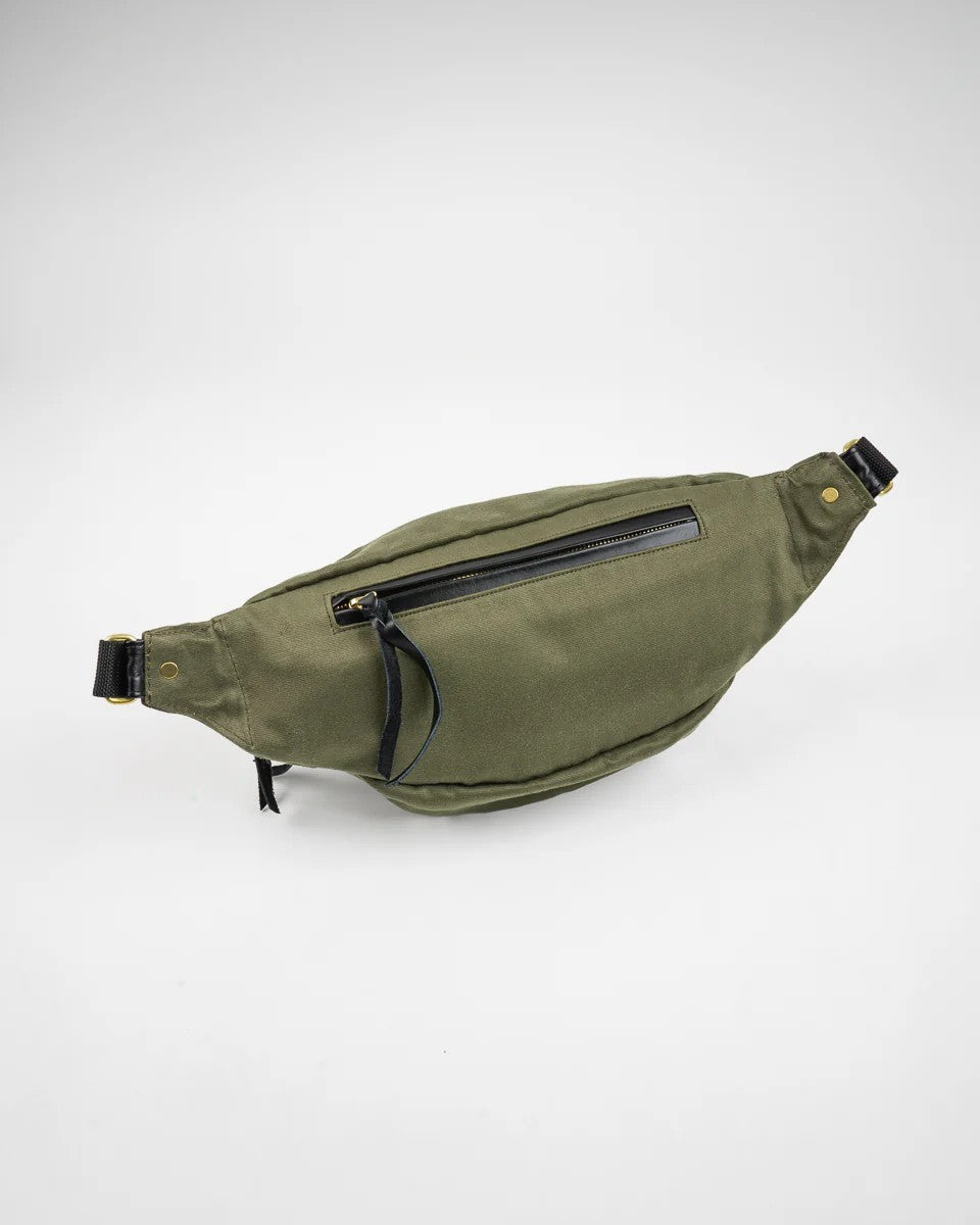 Iron Heart IHE-53-ODG 12oz Whipcord Waist Bag Olive Drab Green