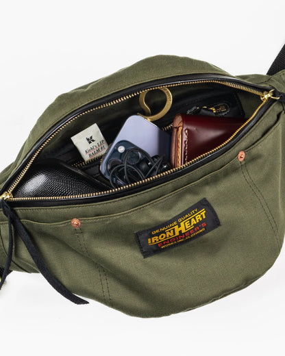 Iron Heart IHE-53-ODG 12oz Whipcord Waist Bag Olive Drab Green