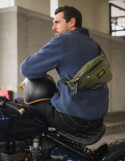 Iron Heart IHE-53-ODG 12oz Whipcord Waist Bag Olive Drab Green