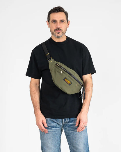 Iron Heart IHE-53-ODG 12oz Whipcord Waist Bag Olive Drab Green