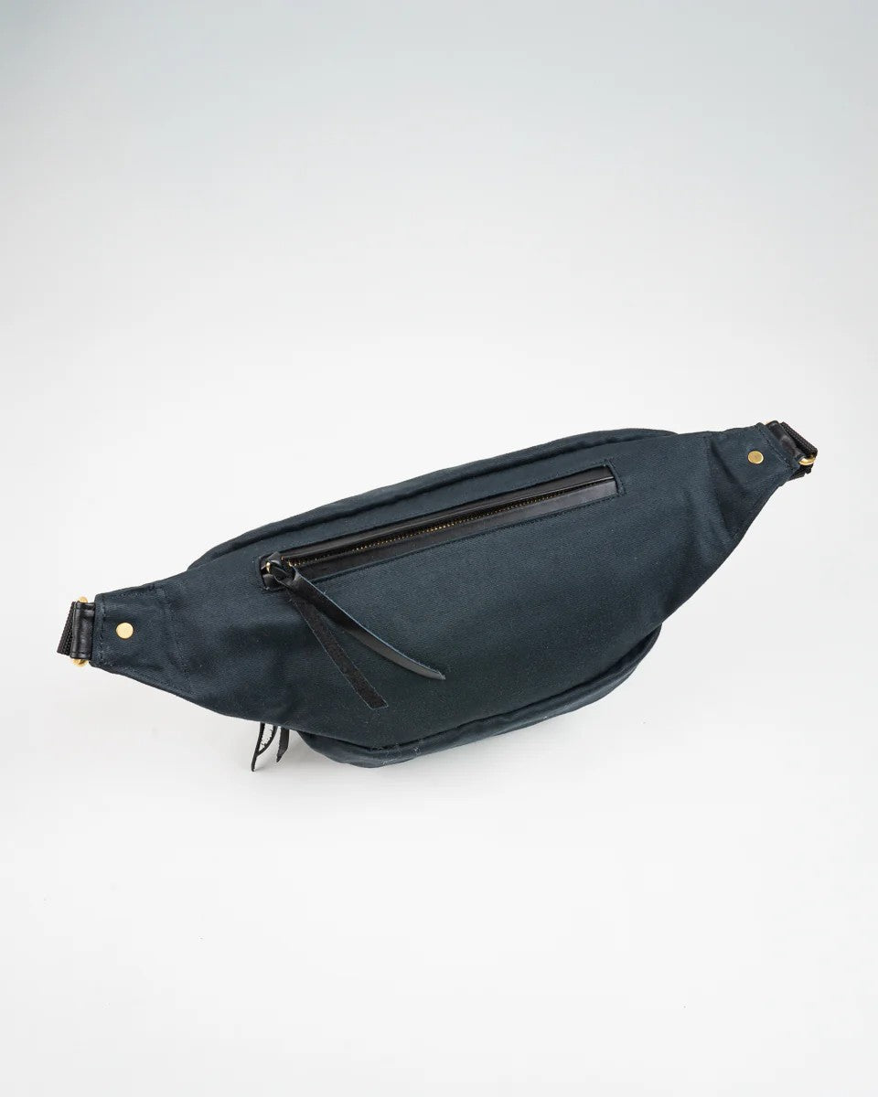 Iron Heart IHE-53-NAV 12oz Whipcord Waist Bag Navy