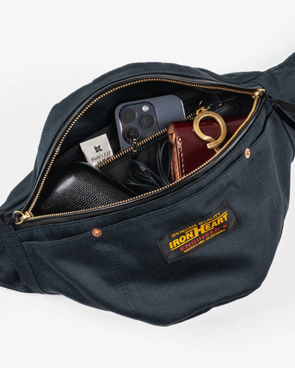 Iron Heart IHE-53-NAV 12oz Whipcord Waist Bag Navy