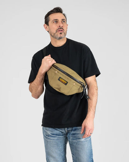 Iron Heart IHE-53-KHA 12oz Whipcord Waist Bag Khaki