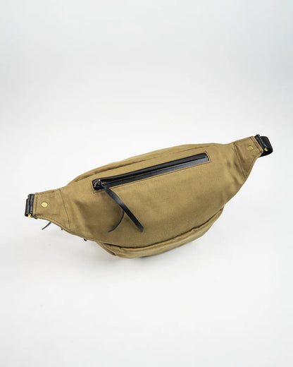 Iron Heart IHE-53-KHA 12oz Whipcord Waist Bag Khaki